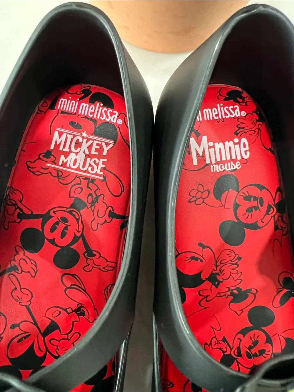 Minnie & Mickey mini melissa